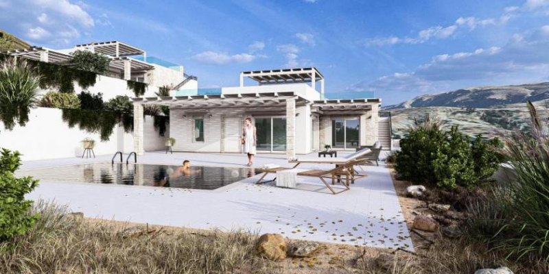 Makry Gialos MIT VIDEO! Kreta, Makry Gialos: Neubau - Bungalow mit Pool und Meerblick zu verkaufen Haus kaufen
